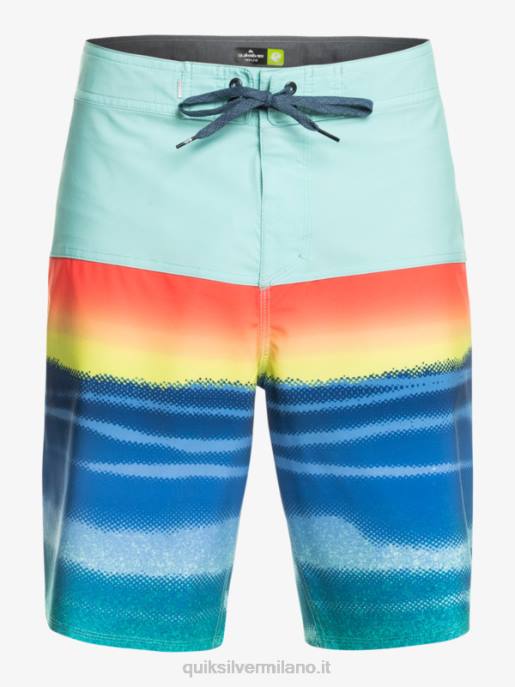 esso Quiksilver uomini Pantaloncini surfsilk panel 20 verde piscina HTZR1455