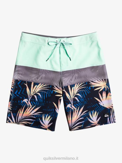 esso Quiksilver uomini Pantaloncini surfsilk panel 20 vetro da spiaggia HTZR134
