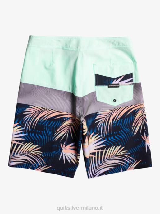 esso Quiksilver uomini Pantaloncini surfsilk panel 20 vetro da spiaggia HTZR134