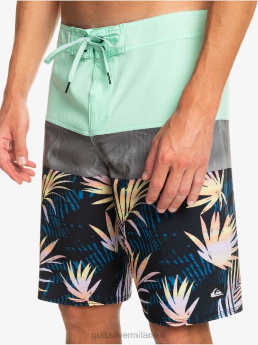 esso Quiksilver uomini Pantaloncini surfsilk panel 20 vetro da spiaggia HTZR134