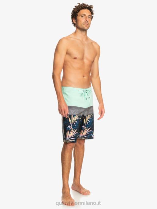 esso Quiksilver uomini Pantaloncini surfsilk panel 20 vetro da spiaggia HTZR134