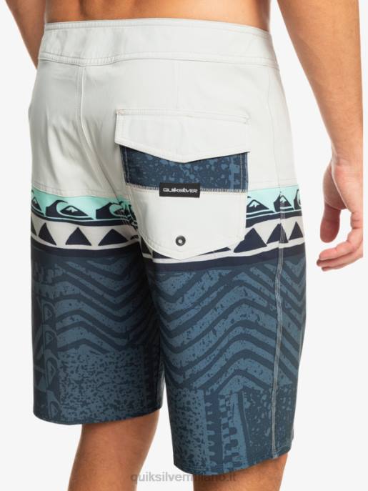 esso Quiksilver uomini Pantaloncini surfsilk panel 20 viola grigio HTZR135