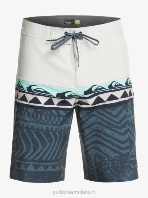 esso Quiksilver uomini Pantaloncini surfsilk panel 20 viola grigio HTZR135