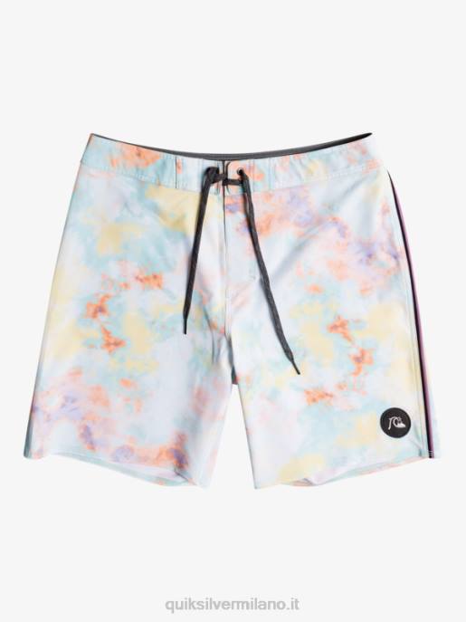 esso Quiksilver uomini Pantaloncini surfsilk profilati 18 bianco HTZR1749
