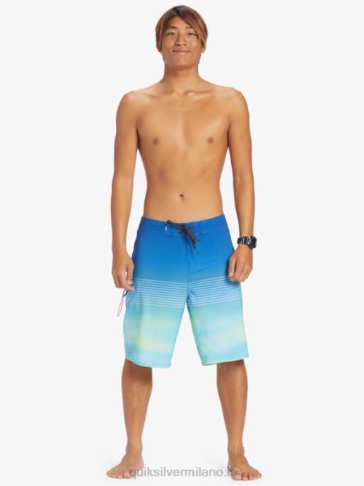 esso Quiksilver uomini Pantaloncini surfsilk slab 21 blu del fiume HTZR452