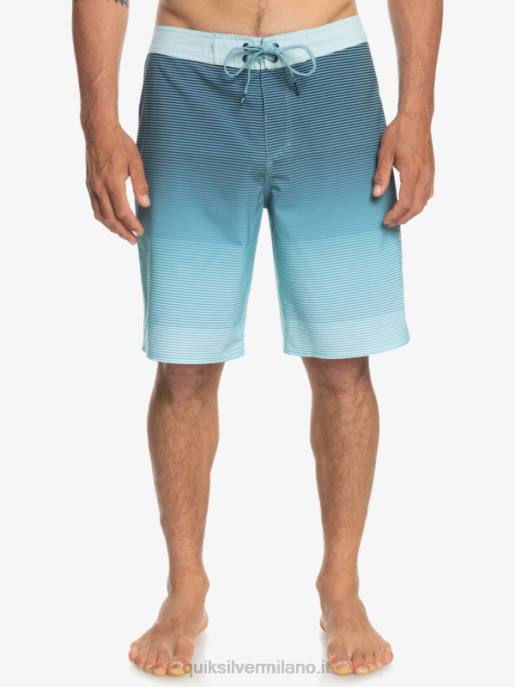 esso Quiksilver uomini Surfsilk Massive 20 Boardshorts acqua ghiacciata HTZR1594