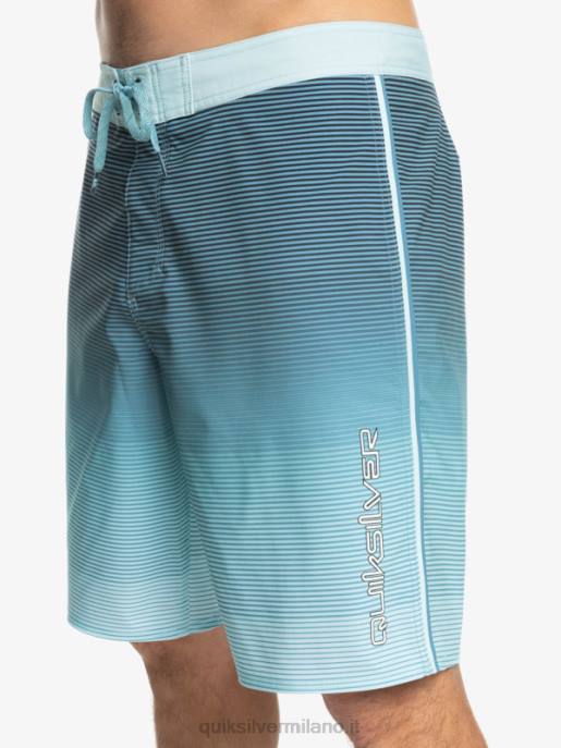 esso Quiksilver uomini Surfsilk Massive 20 Boardshorts acqua ghiacciata HTZR1594