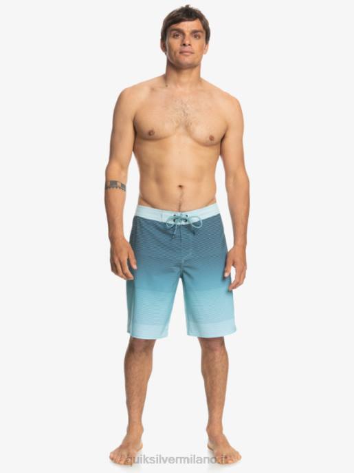 esso Quiksilver uomini Surfsilk Massive 20 Boardshorts acqua ghiacciata HTZR1594
