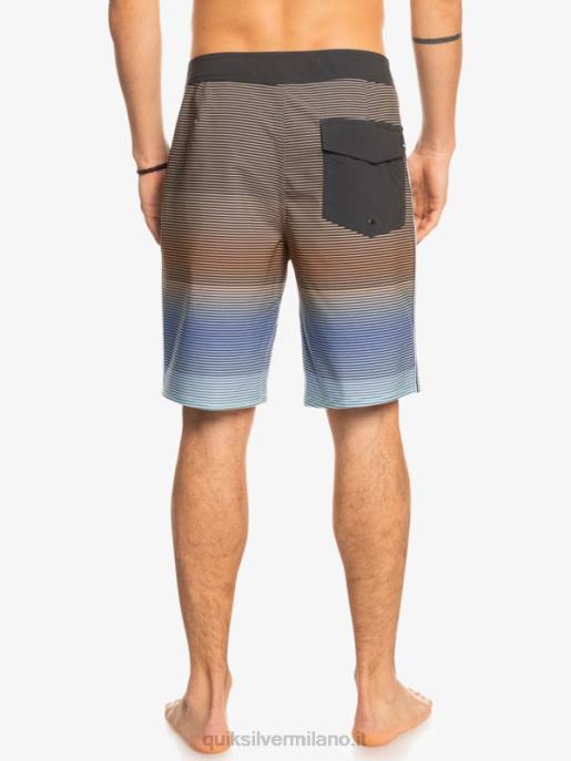 esso Quiksilver uomini Surfsilk Massive 20 Boardshorts asfalto HTZR1595