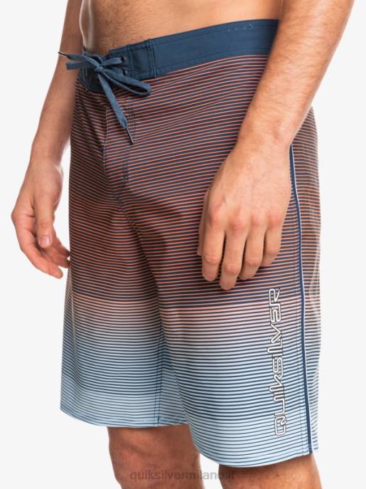 esso Quiksilver uomini Surfsilk Massive 20 Boardshorts insegne blu HTZR1601