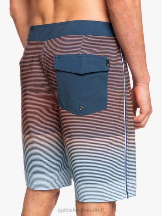 esso Quiksilver uomini Surfsilk Massive 20 Boardshorts insegne blu HTZR1601