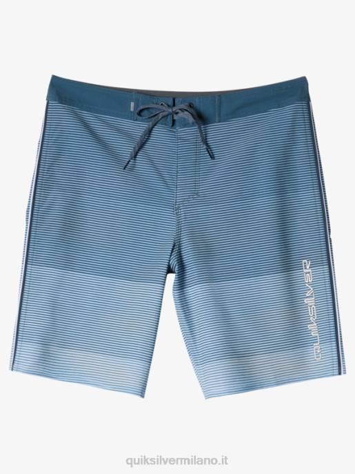 esso Quiksilver uomini Surfsilk Massive 20 Boardshorts marina di mezzanotte HTZR332