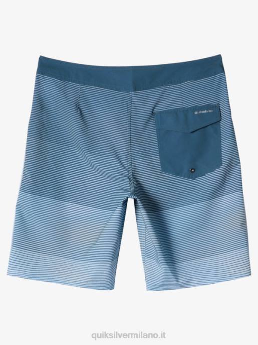 esso Quiksilver uomini Surfsilk Massive 20 Boardshorts marina di mezzanotte HTZR332