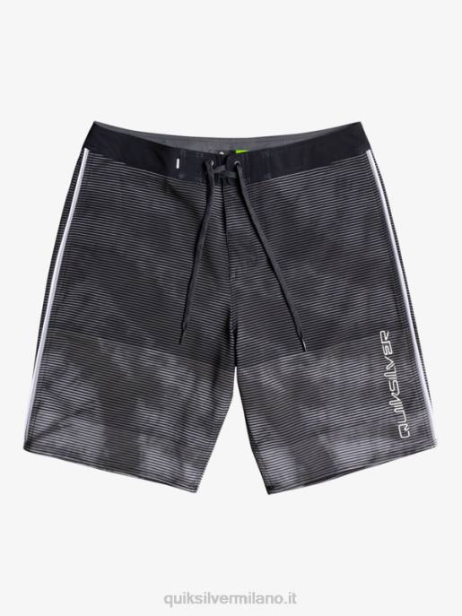 esso Quiksilver uomini Surfsilk Massive 20 Boardshorts nero HTZR1593