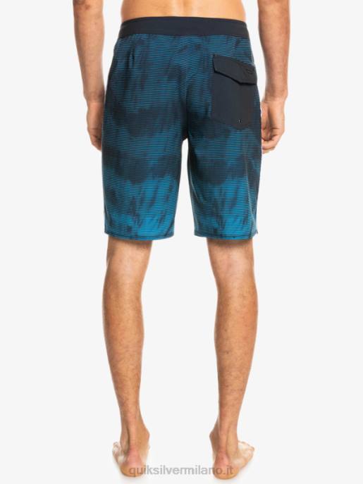 esso Quiksilver uomini Surfsilk Massive 20 Boardshorts nero HTZR1597