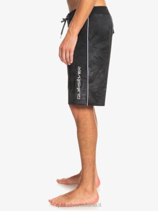 esso Quiksilver uomini Surfsilk Massive 20 Boardshorts nero HTZR335