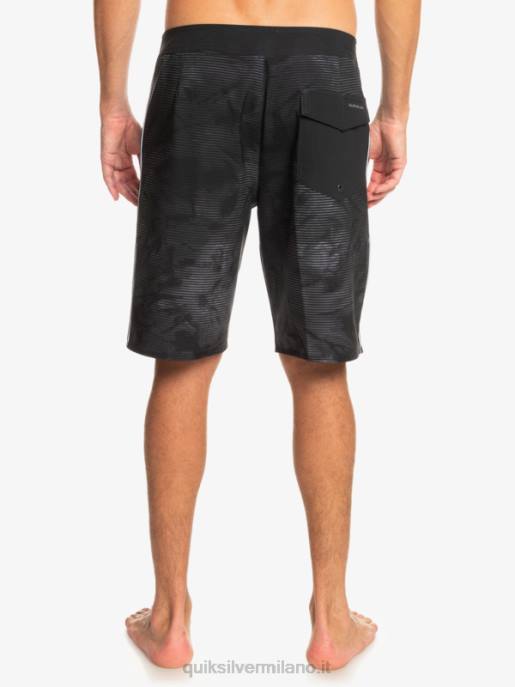 esso Quiksilver uomini Surfsilk Massive 20 Boardshorts nero HTZR335