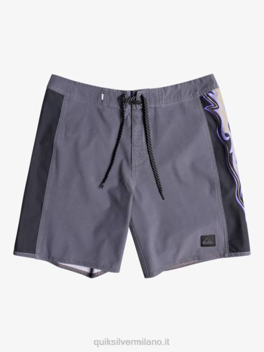 esso Quiksilver uomini Surfsilk arco 18 pantaloncini da surf cancello di ferro HTZR1699