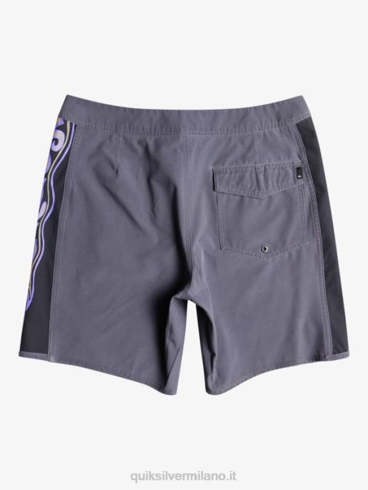esso Quiksilver uomini Surfsilk arco 18 pantaloncini da surf cancello di ferro HTZR1699