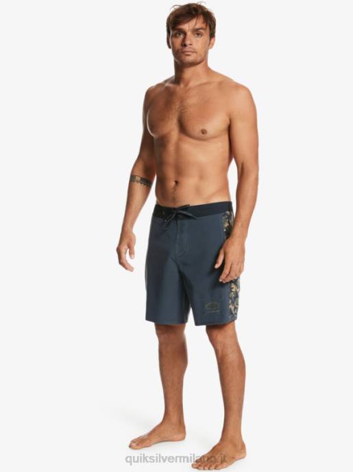 esso Quiksilver uomini Surfsilk arco 18 pantaloncini da surf nero HTZR1697
