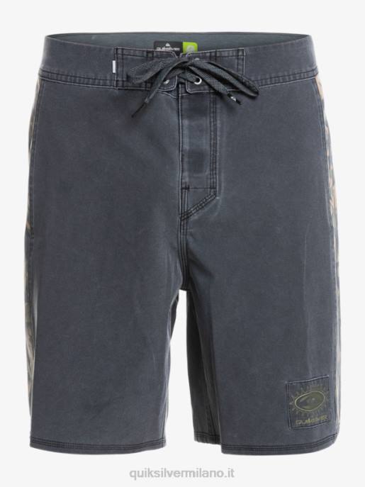 esso Quiksilver uomini Surfsilk arco 18 pantaloncini da surf nero HTZR1697