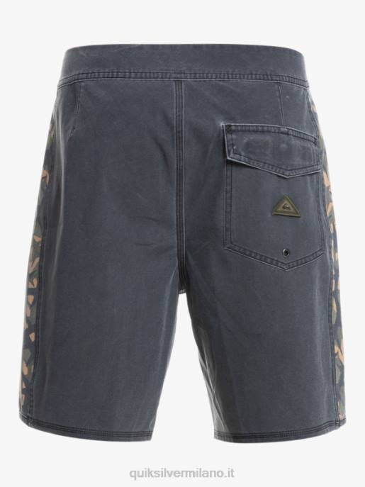 esso Quiksilver uomini Surfsilk arco 18 pantaloncini da surf nero HTZR1697