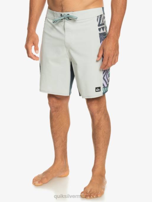 esso Quiksilver uomini Surfsilk arco 18 pantaloncini da surf viola grigio HTZR311