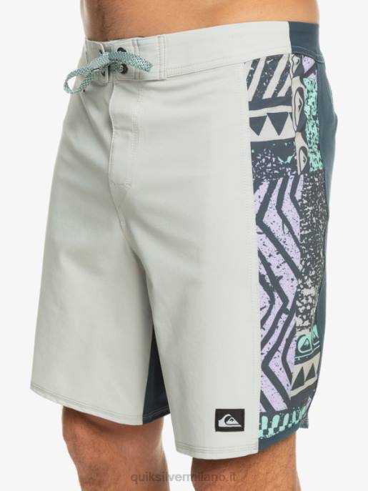esso Quiksilver uomini Surfsilk arco 18 pantaloncini da surf viola grigio HTZR311