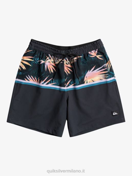 esso Quiksilver uomini Surfsilk divisione 17 volley nero HTZR1637