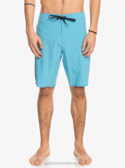 esso Quiksilver uomini Surfsilk kaimana 20 pantaloncini da surf performanti blu delfinio HTZR84