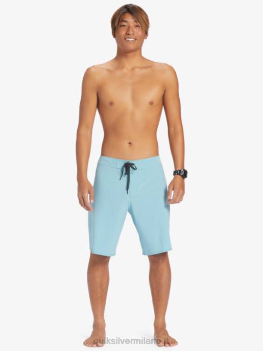 esso Quiksilver uomini Surfsilk kaimana 20 pantaloncini da surf performanti cammeo blu HTZR79