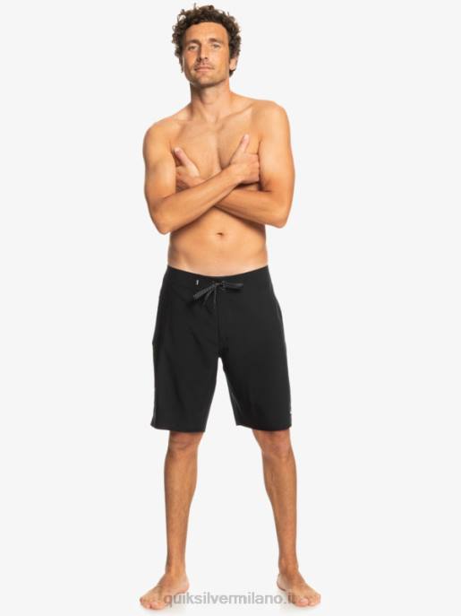 esso Quiksilver uomini Surfsilk kaimana 20 pantaloncini da surf performanti nero HTZR78