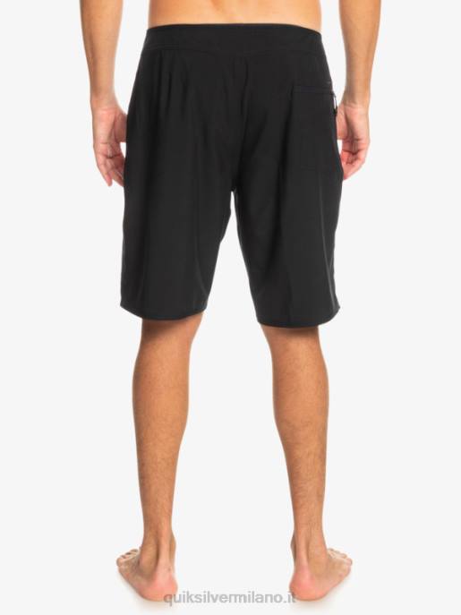 esso Quiksilver uomini Surfsilk kaimana 20 pantaloncini da surf performanti nero HTZR78