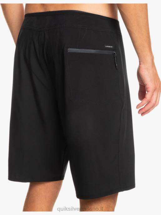 esso Quiksilver uomini Surfsilk kaimana 20 pantaloncini da surf performanti nero HTZR78