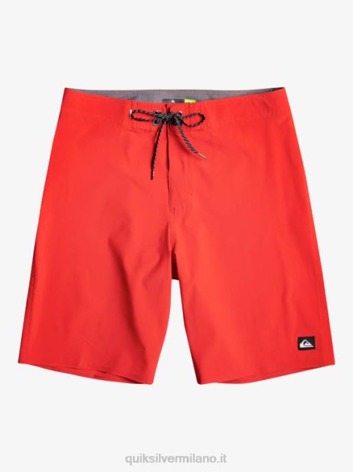 esso Quiksilver uomini Surfsilk kaimana 20 pantaloncini da surf performanti rosso ad alto rischio HTZR77