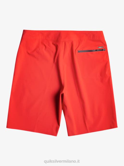 esso Quiksilver uomini Surfsilk kaimana 20 pantaloncini da surf performanti rosso ad alto rischio HTZR77