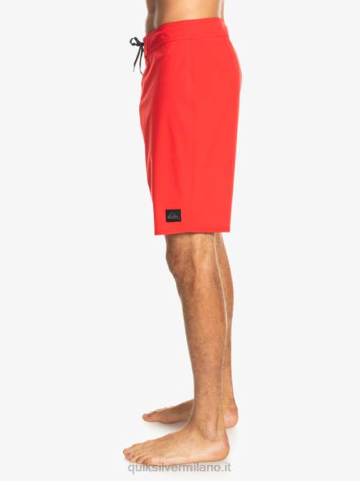 esso Quiksilver uomini Surfsilk kaimana 20 pantaloncini da surf performanti rosso ad alto rischio HTZR77