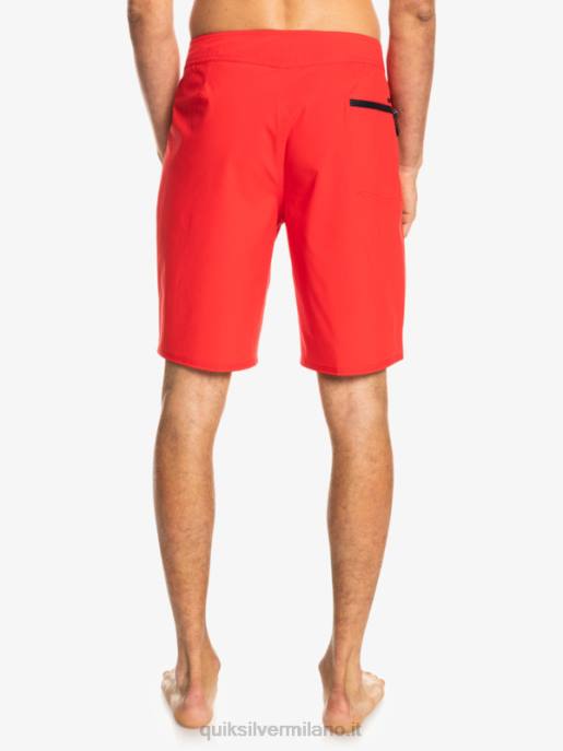 esso Quiksilver uomini Surfsilk kaimana 20 pantaloncini da surf performanti rosso ad alto rischio HTZR77