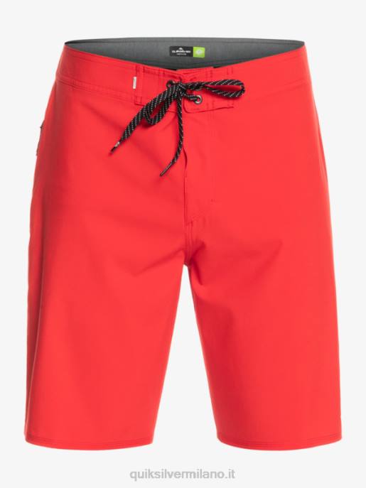 esso Quiksilver uomini Surfsilk kaimana 20 pantaloncini da surf performanti rosso ad alto rischio HTZR77