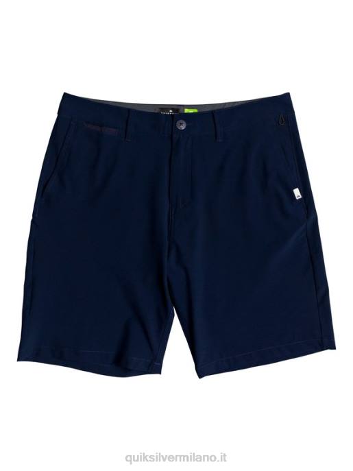 esso Quiksilver uomini Union anfibio 20 pantaloncini ibridi blazer blu scuro HTZR1318