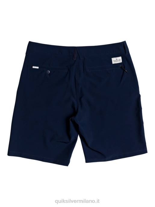 esso Quiksilver uomini Union anfibio 20 pantaloncini ibridi blazer blu scuro HTZR1318
