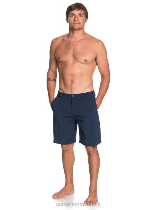 esso Quiksilver uomini Union anfibio 20 pantaloncini ibridi blazer blu scuro HTZR1318