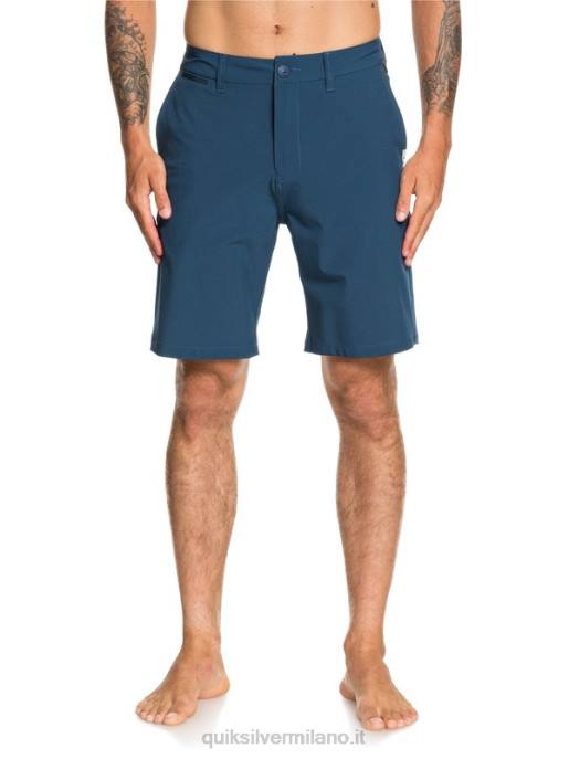 esso Quiksilver uomini Union anfibio 20 pantaloncini ibridi blu maiolica HTZR1320
