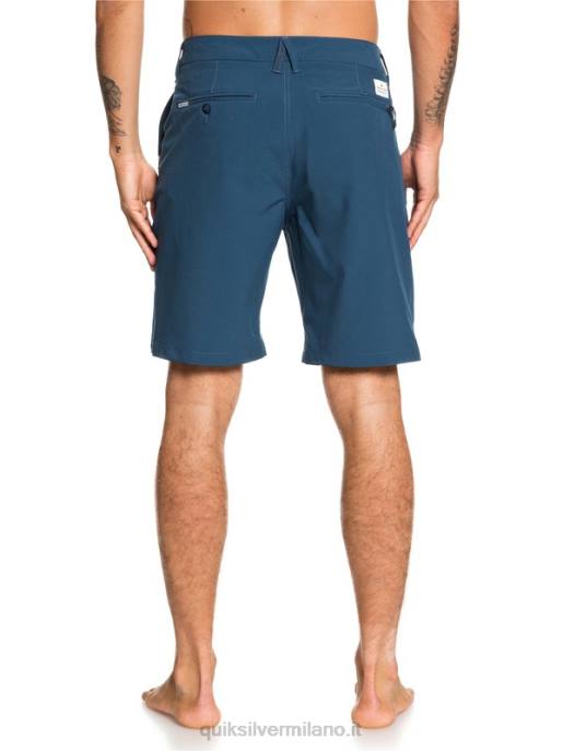esso Quiksilver uomini Union anfibio 20 pantaloncini ibridi blu maiolica HTZR1320