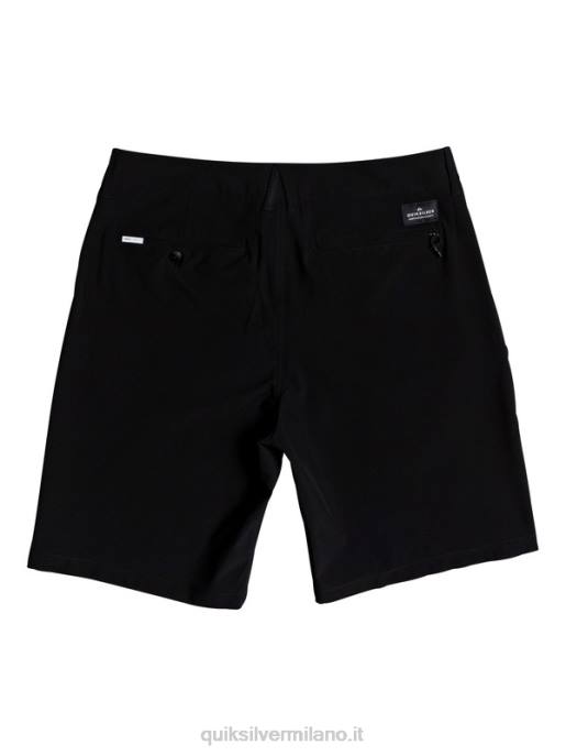 esso Quiksilver uomini Union anfibio 20 pantaloncini ibridi nero HTZR1317