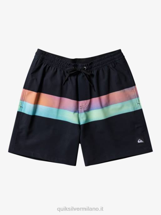esso Quiksilver uomini aerografo surfsilk 17 raffiche nero HTZR654