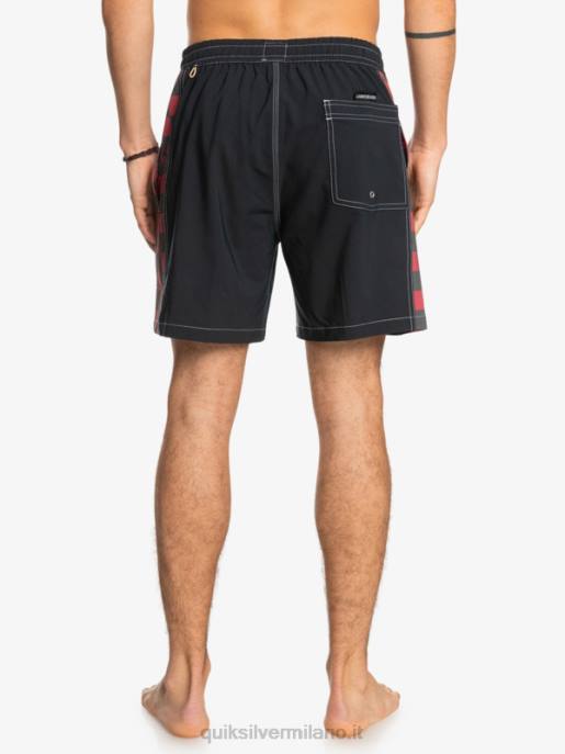 esso Quiksilver uomini arco originale di canapa 17 raffiche asfalto HTZR1675