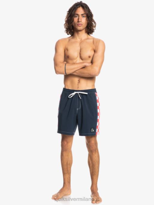 esso Quiksilver uomini arco originale di canapa 17 raffiche blazer blu scuro HTZR1678