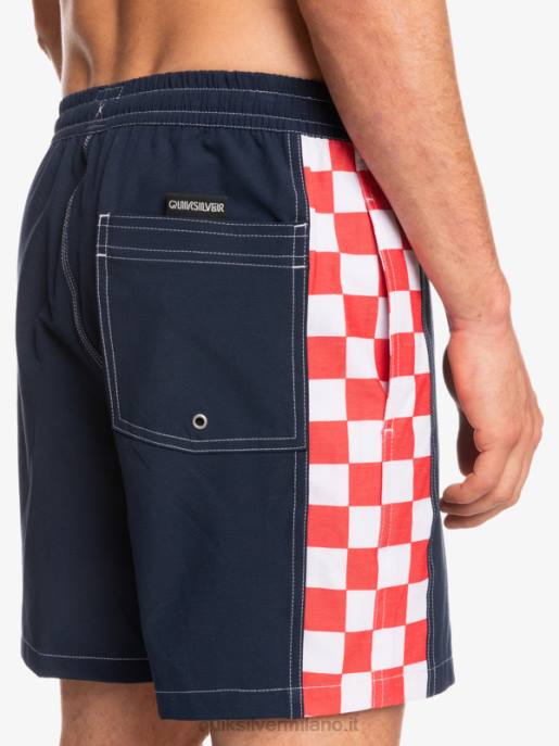 esso Quiksilver uomini arco originale di canapa 17 raffiche blazer blu scuro HTZR1678