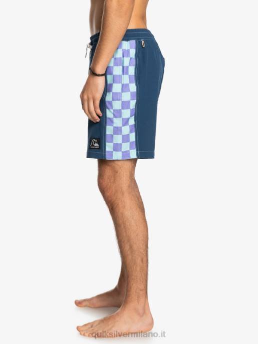 esso Quiksilver uomini arco originale di canapa 17 raffiche insegne blu HTZR1676